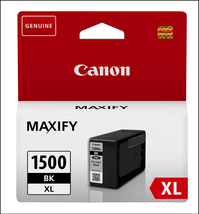 Canon DRHD XL Black Ink Cartridge - PGI-1500XL BK