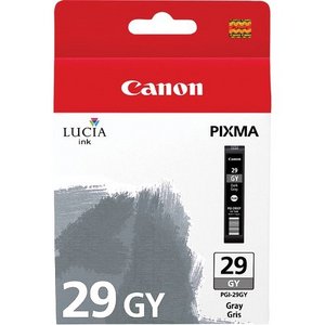 Canon Lucia PGI29GY Gray Ink Cartridge (PGI-29GY) (PGI-29GY)