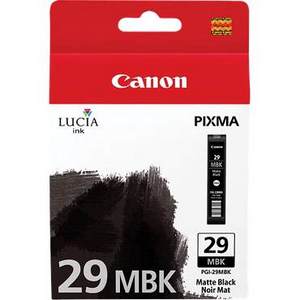 Canon Lucia PGI29MBK Matte Black Ink Cartridge (PGI-29MBK) (PGI-29MBK)