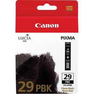 Canon Lucia PGI29PBK Photo Black Ink Cartridge (PGI-29PBK) (PGI-29PBK)