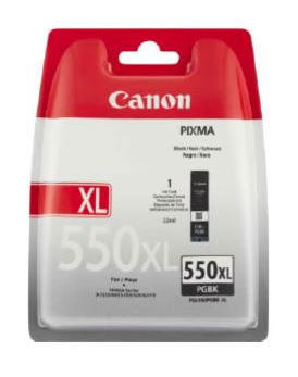Canon 550XL High Capacity Black Ink Cartridge - PGI 550 PGBK, 22ml (PGI-550XL)