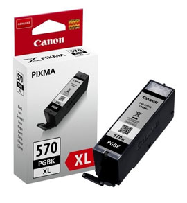 Canon 570XL High Capacity Black Ink Cartridge - PGI 570 PGBK, 22ml (PGI-570XL)
