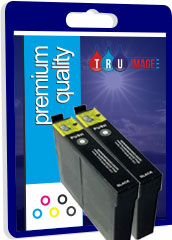 Tru Image Compatible Twin Black Epson T07114H Printer Cartridge - Replaces Epson T07114H, 2 x 19ml (PIX711H)