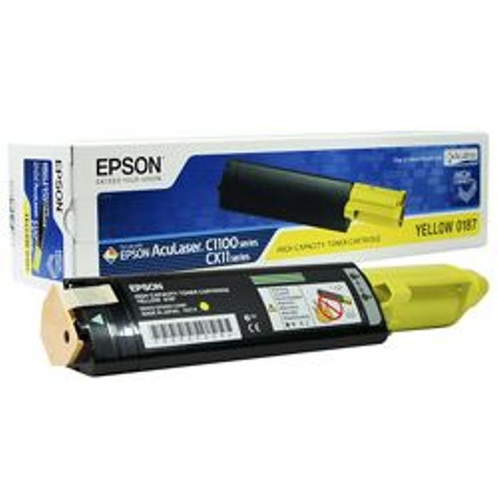 Epson S050187 Yellow Laser Cartridge