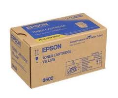 Epson C13S050602 Yellow Toner Cartridge, 7.5K Page Yield