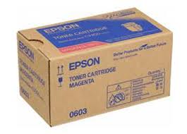 Epson C13S050603 Magenta Toner Cartridge, 7.5K Page Yield (S050603)