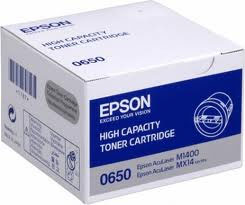 Epson High Capacity C13S050650 Black Toner Cartridge, 2.2K Page Yield (S050650)
