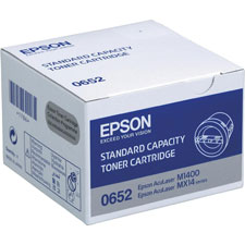 Epson Standard Capacity C13S050652 Black Toner Cartridge, 1K Page Yield (S050652)