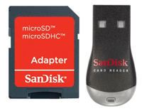 SanDisk MicroSD / M2 USB Card Reader