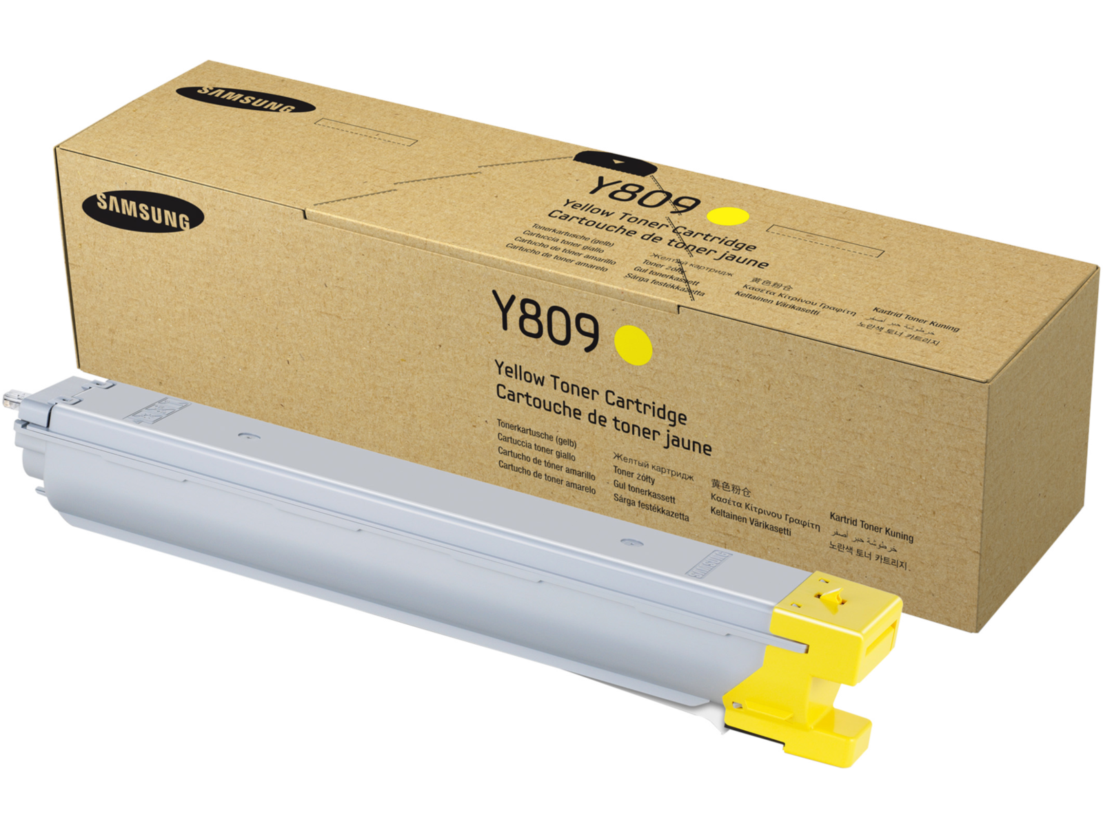 Samsung Yellow Samsung Y809 Toner Cartridge - CLT-Y809S, 15K Page Yield