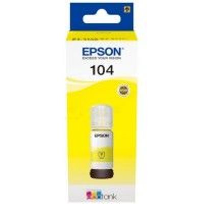 Epson 104 Ecotank Yellow Ink Bottle - T00P4 (T00P440)