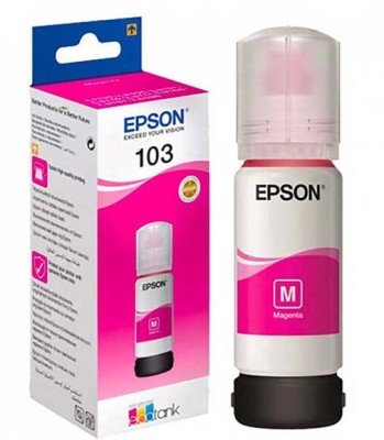Epson 103 Ecotank Magenta Ink Bottle - T00S3 (T00S34A)