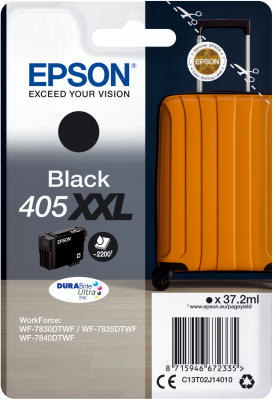 High Capacity Black Epson 405XXL Ink Cartridge - T02j1 (405XXL)