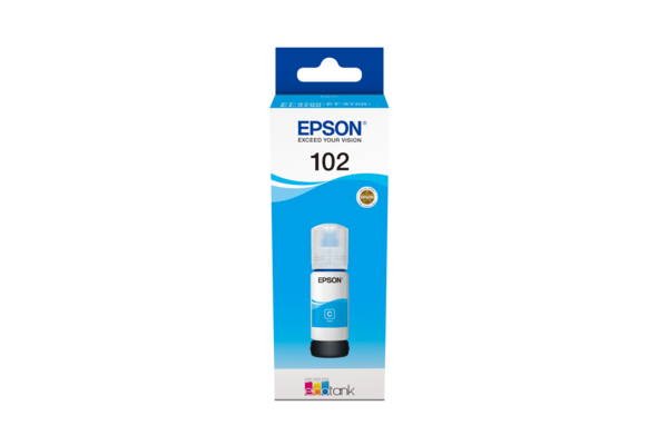 Epson 102 Ecotank Cyan Ink Bottle - T03R2 (T03R240)