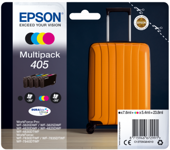 4 Color Epson 405 Ink Cartridge Multipack - T05G6 (T05G6)