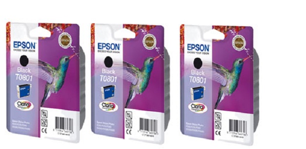 Epson T0801 Twin Black Ink Cartridges (T0801Twin)