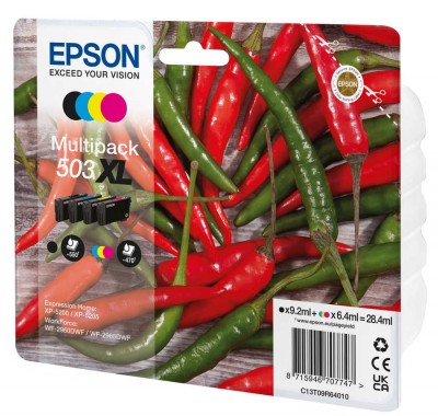 High Capacity Multipack Epson 503XL Ink Cartridge - T09R6 (T09R6)