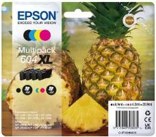 High Capacity Multipack Epson 604XL Ink Cartridge - T10H6 Pineapple (T10H6)