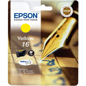 Genuine Epson 16 Ink Yellow T1624 Cartridge (T1624)