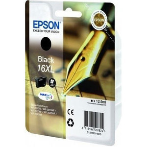 Genuine Epson 16XL Ink Black T1631 Cartridge (T1631)