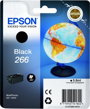 Epson Black Epson 266 Ink Cartridge (T2661) Printer Cartridge