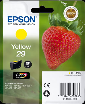 Epson Yellow Epson 29 Ink Cartridge (T2984) Printer Cartridge