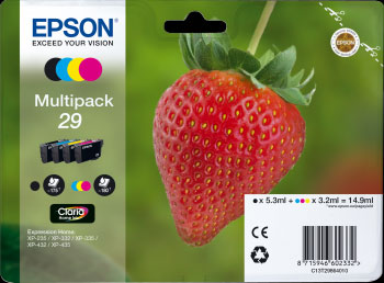 Epson Multi Colour Epson 29 Ink Cartridge (T2986) Printer Cartridge