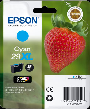 Epson Cyan Epson 29XL Ink Cartridge (T2992) Printer Cartridge