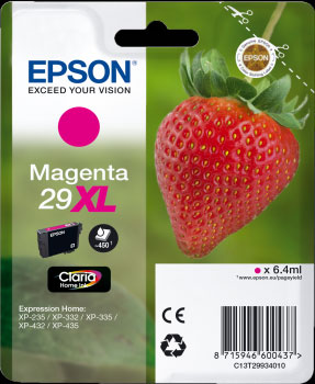 Epson 29XL Ink Magenta T29934 Cartridge (T2993)