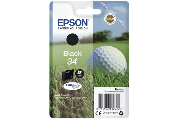 Epson 34 Ink Black C13T346140 Cartridge (T3461)