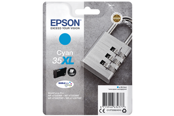 Epson 35XL Ink Cyan C13T35924010 Cartridge (T3592)