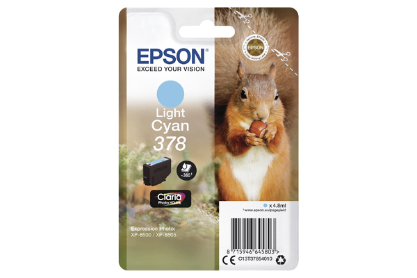 Epson Light Cyan Epson 378 Ink Cartridge (T3785) Printer Cartridge