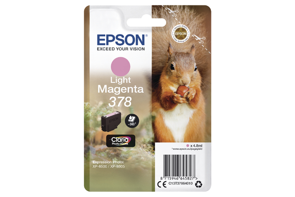 Epson 378 Ink Light Magenta C13T37864010 Cartridge (T3786)