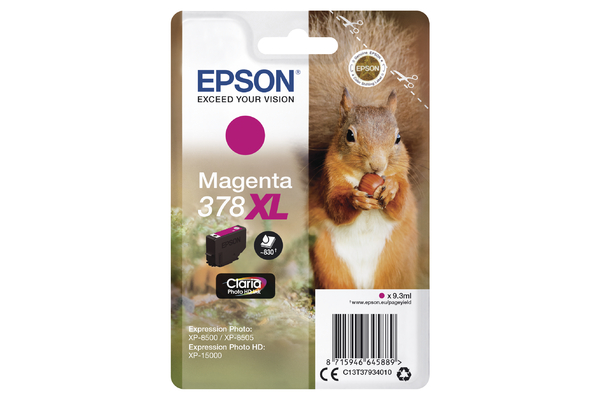 Epson 378XL Ink Magenta C13T37934010 Cartridge (T3793)