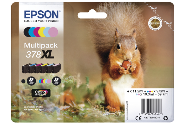 Epson 378XL Ink 6 Colour Multipack C13T37984010 Cartridge (T3798)