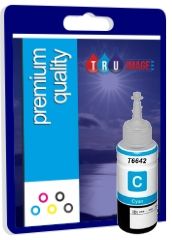 Tru Image Compatible Cyan Epson T6642 Ink Bottle