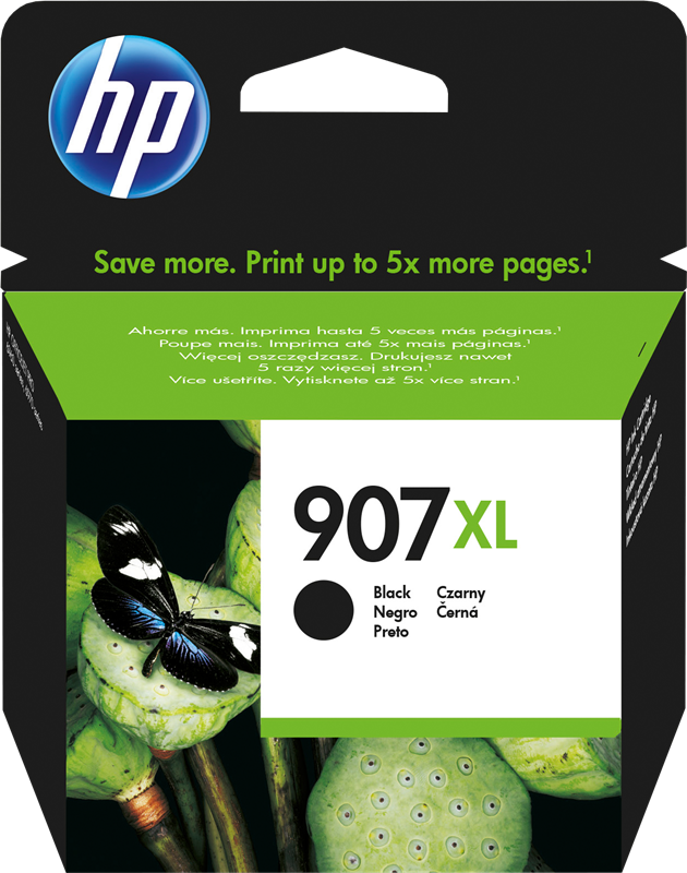 HP Extra High Capacity Black HP 907XL Ink Cartridge - T6M19AE