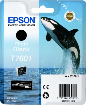 Epson Photo Black Epson T7601 Ink Cartridge (C13T76014010) Printer Cartridge