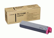 Kyocera Magenta Kyocera TK-510M Toner Cartridge (1T02F3BEU0) Printer Cartridge