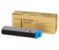 Kyocera Cyan Kyocera TK-520C Toner Cartridge (TK520C) Printer Cartridge