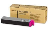 Kyocera Magenta Kyocera TK-520M Toner Cartridge (TK520M) Printer Cartridge