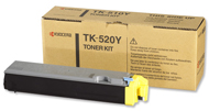 Kyocera Yellow Kyocera TK-520Y Toner Cartridge (TK520Y) Printer Cartridge