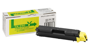 Kyocera Yellow Kyocera TK-590Y Toner Cartridge (TK590Y) Printer Cartridge