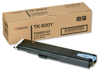 Kyocera TK-800Y Toner Yellow TK800Y Cartridge (TK-800Y)