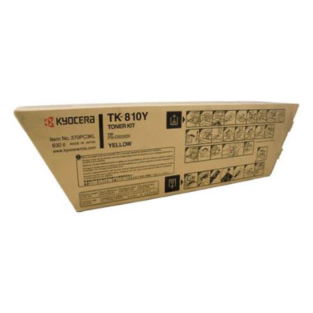 Kyocera Yellow Kyocera TK-810Y Toner Cartridge (TK810Y) Printer Cartridge