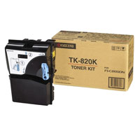 Kyocera Black Kyocera TK-820K Toner Cartridge (TK820K) Printer Cartridge