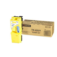 Kyocera TK-820Y Toner Yellow TK820Y Cartridge (TK-820Y)