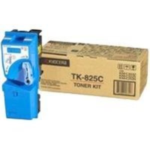 Kyocera Cyan Kyocera TK-825C Toner Cartridge (TK825C) Printer Cartridge