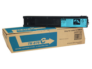 Kyocera Cyan Kyocera TK-875C Toner Cartridge (TK875C) Printer Cartridge