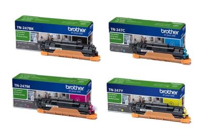 Brother TN-247CMYK Toner 4 Colour Multipack TN247CMYK Cartridge (TN-247CMYK)